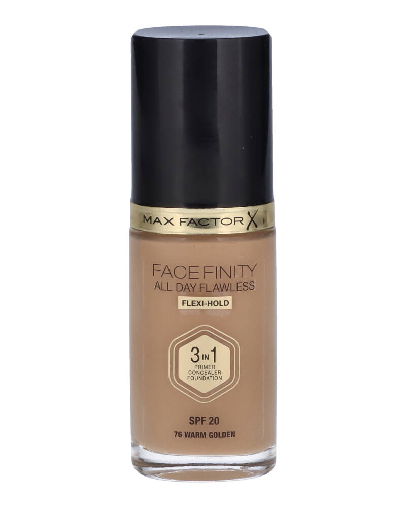 Billede af Max Factor Face Finity All Day Flawless 3-in-1 Foundation - 76 Warm Golden 30 ml