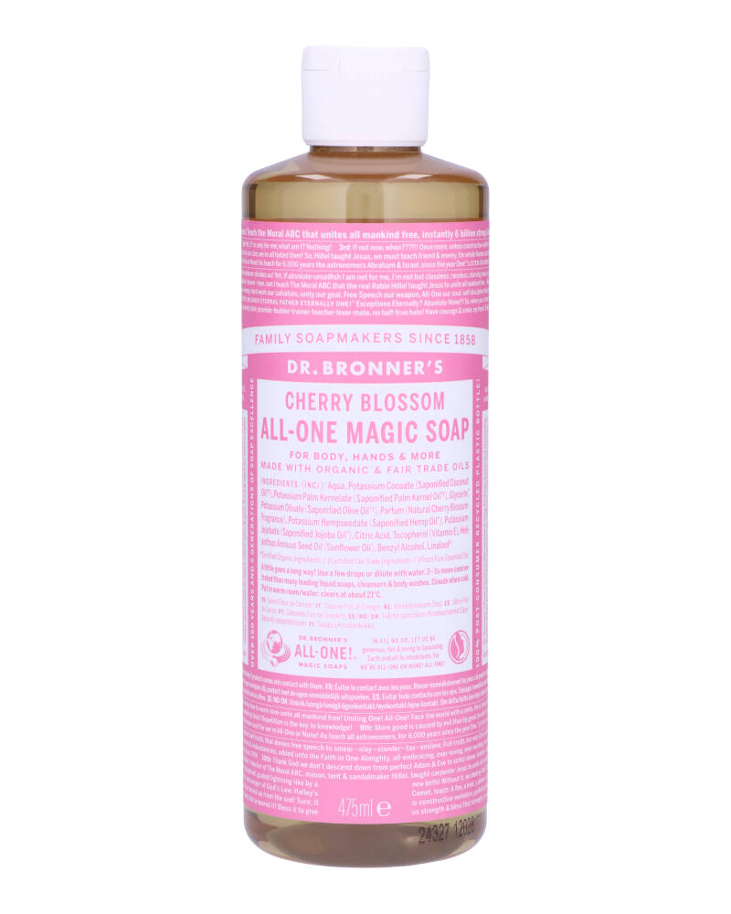 Dr. Bronner's Pure-Castile Soap Cherry Blossom 475 ml billede