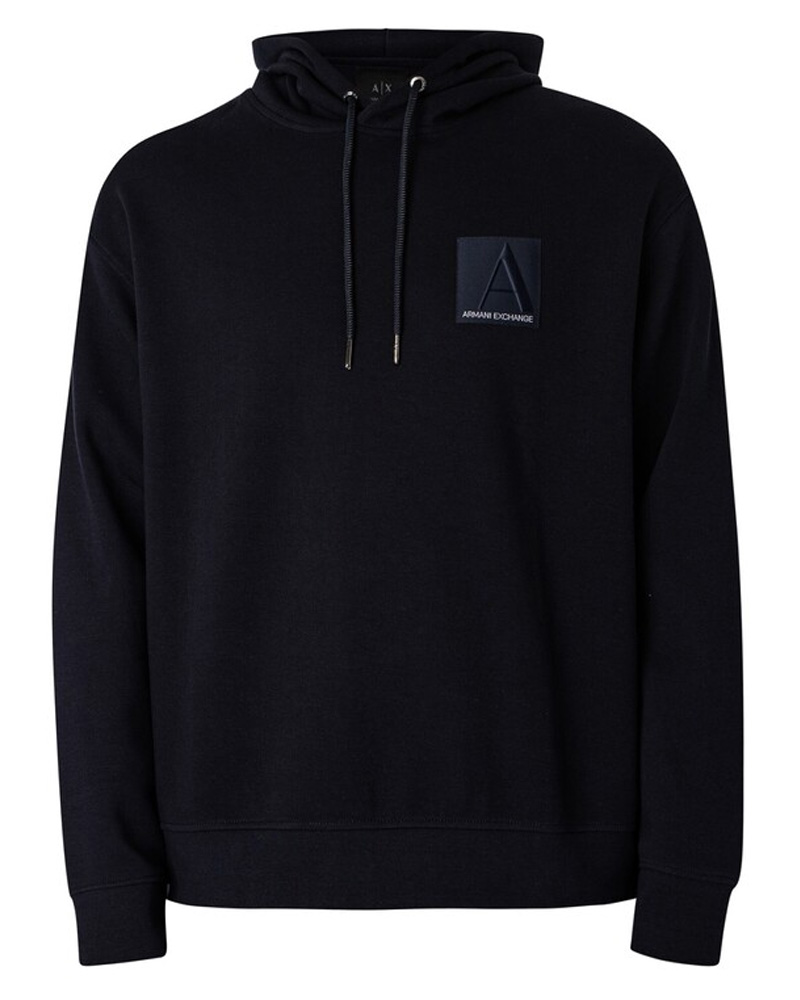 Armani Exchange Box Logo Pullover Hoodie Str. S