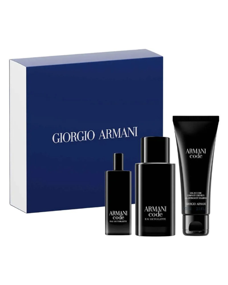 giorgio armani men's code gift set edt 165 ml 3 stk.