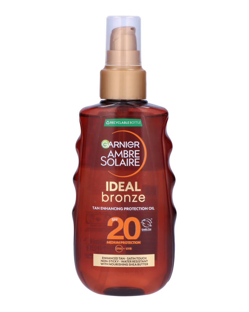 Garnier Ambre Solaire Ideal Bronze Tan Enhancing Protection Oil SPF20 150 ml