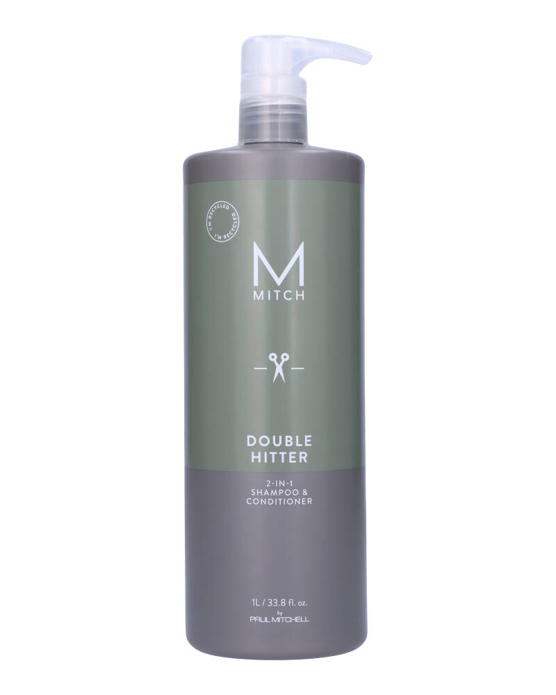 Paul Mitchell Mitch Double Hitter 2‑in‑1 Shampoo & Conditioner 1000 ml