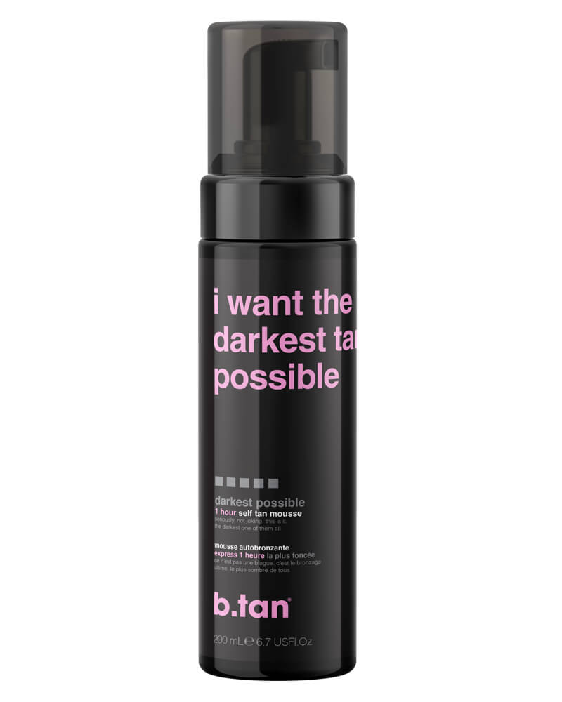 Billede af b.tan I Want The Darkest Tan Possible 1 Hour Self Tan Mousse 200 ml