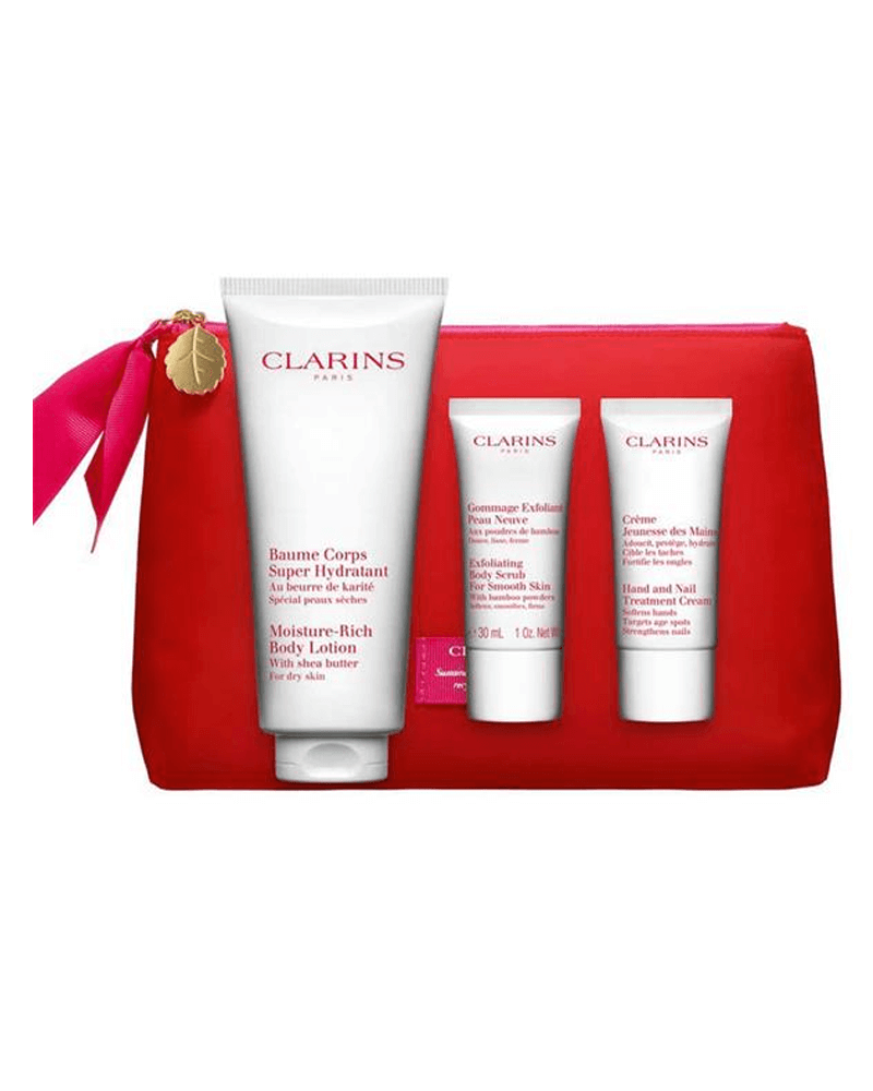 Clarins Moisture Rich Body Lotion Gaveæske - Værdi 409,-