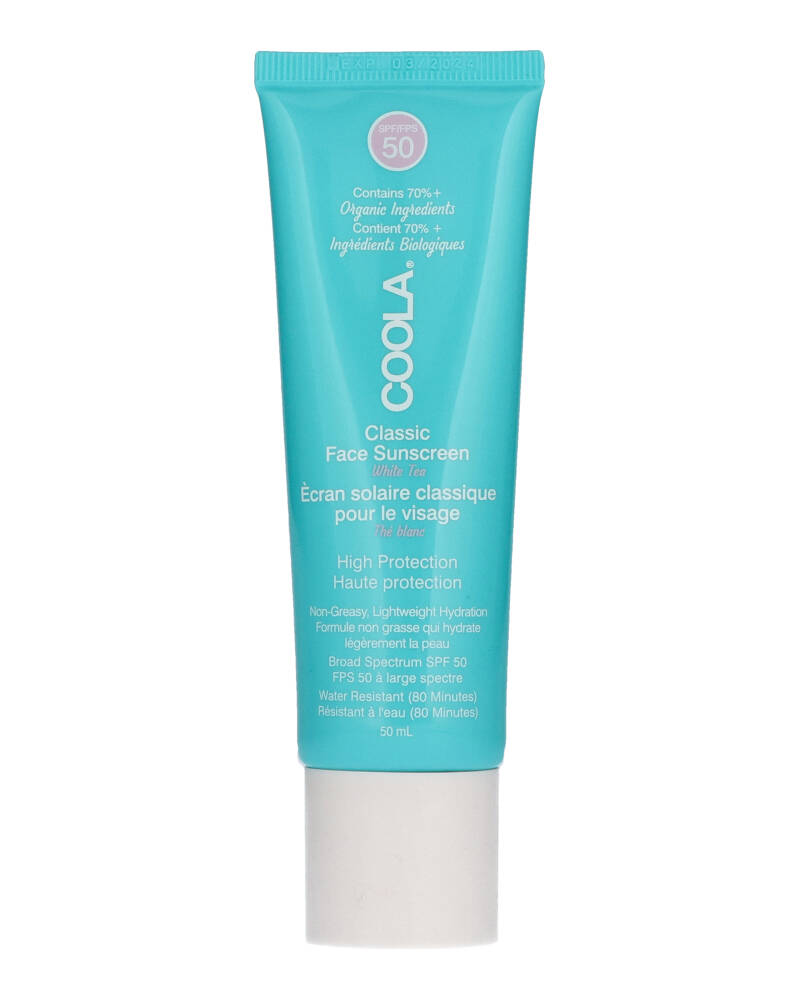 COOLA Classic Face Sunscreen White Tea SPF 50 50 ml