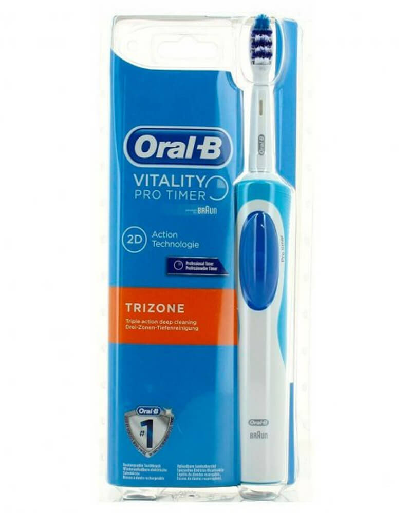 Braun - Oral B Vitality Pro Timer Trizone, eltandbørste