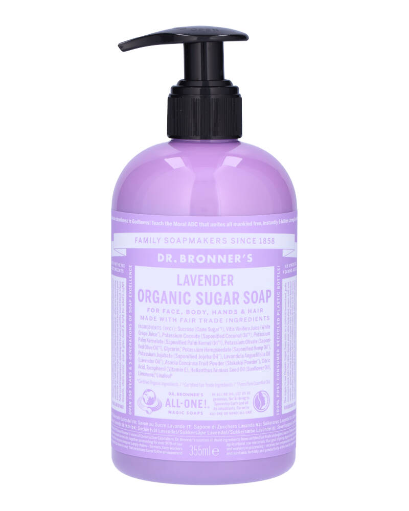 Dr. Bronner's Organic Pump Soap Lavender 355 ml