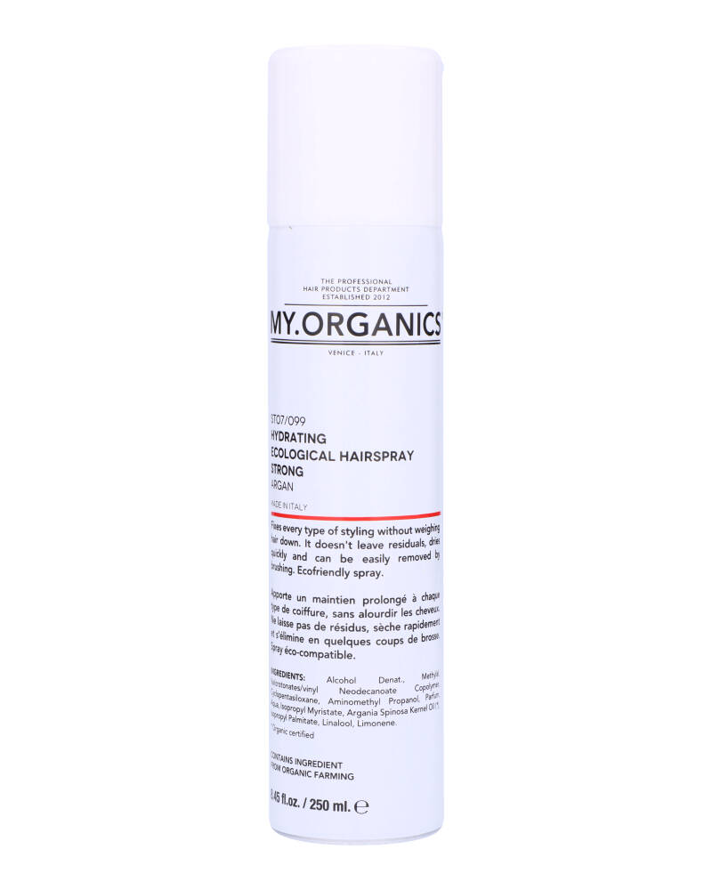 My.Organics The Organic Hydrating Ecological Hairspray Strong 250 ml