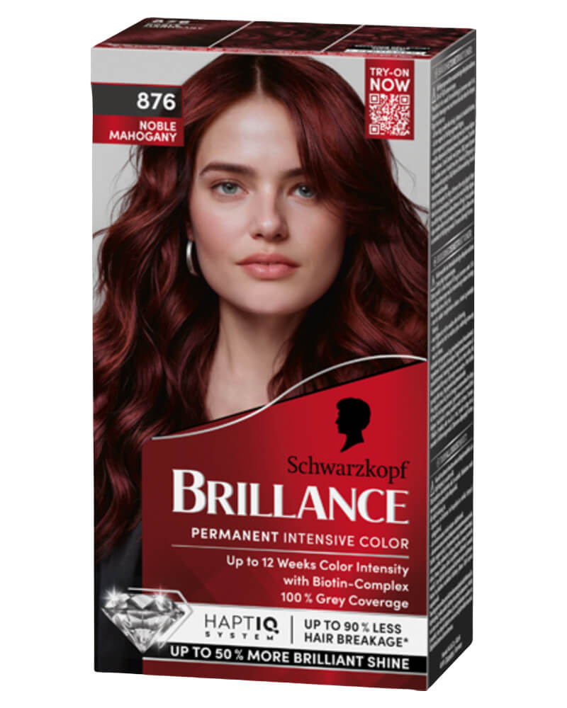 Schwarzkopf Brillance Noble Mahogany 876 60 ml billede