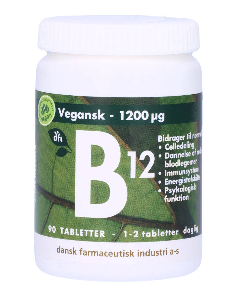 Berthelsen Naturprodukter - B12 1200 ug   90 stk. billede