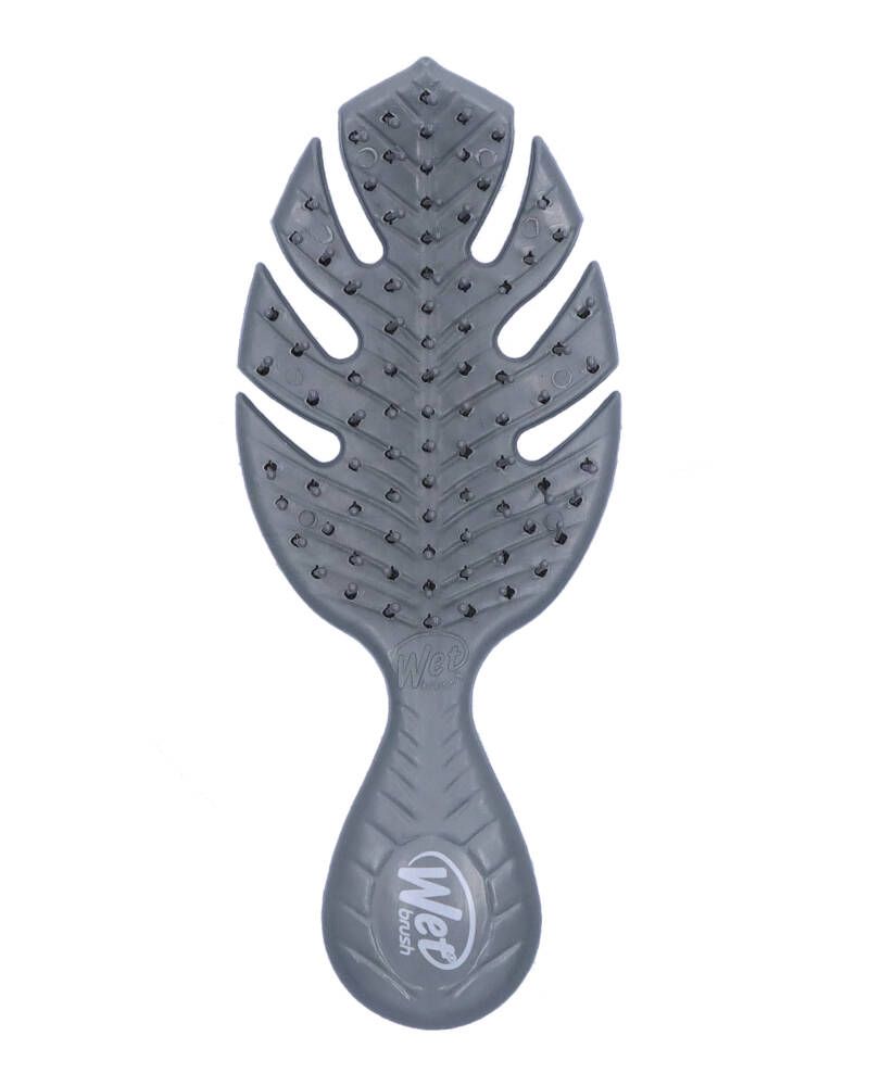 Hårbørste til glatning - The Wet Brush Go Green Mini, grå