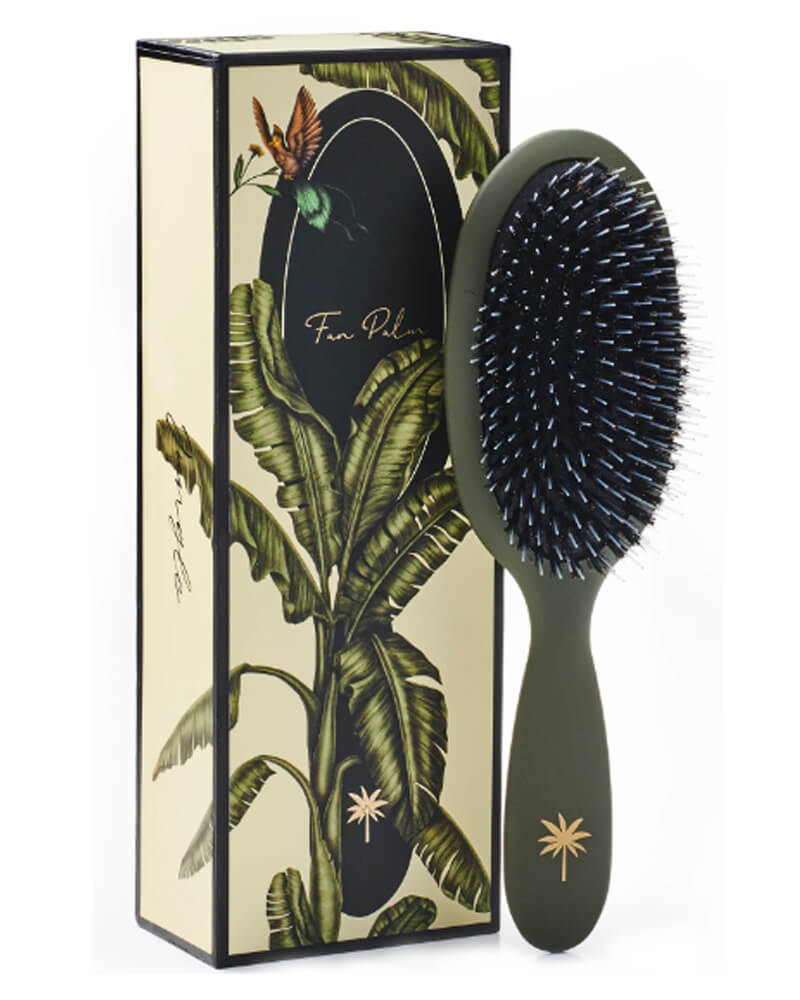 Fan Palm Hair Brush Jungle Medium