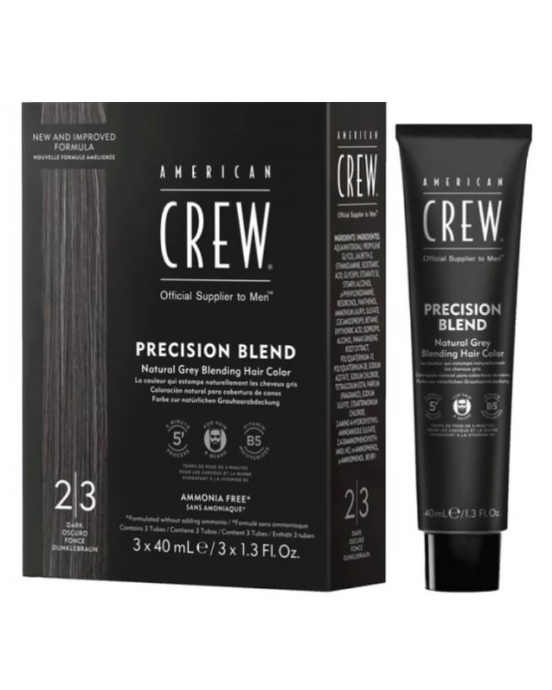 American Crew Precision Blend - Dark 2-3 3 x 40 ml billede